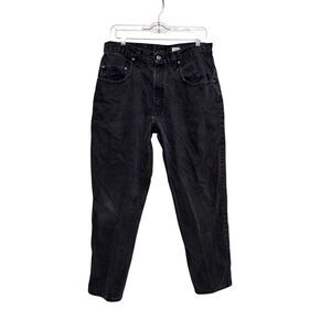 Vintage Levis 545 Jeans 32 X 30 90s Dark Wash Straight Loose Black Brown Tab Y2K